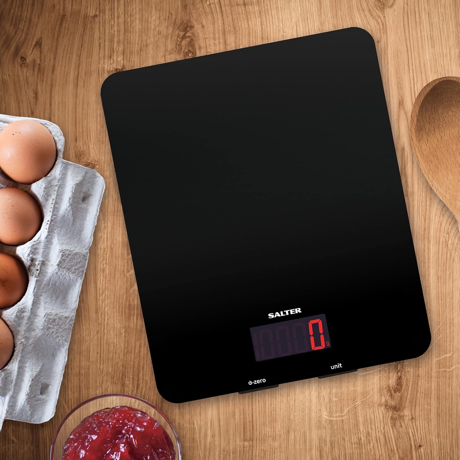 Buy Salter,Salter 1150 BKDR Digital Kitchen Scales - Stylish Glass Design, Add & Weigh, Liquid & Dry Measurements, Easy-Read Red Display, Black - Gadcet UK | UK | London | Scotland | Wales| Near Me | Cheap | Pay In 3 | Digital Scales